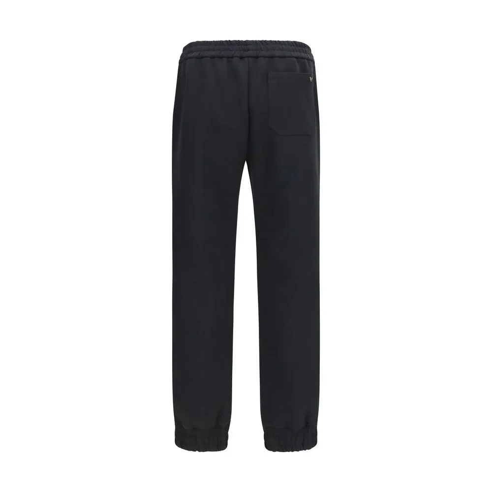 Black Cotton Joggers (Workout Pants) - Image 2