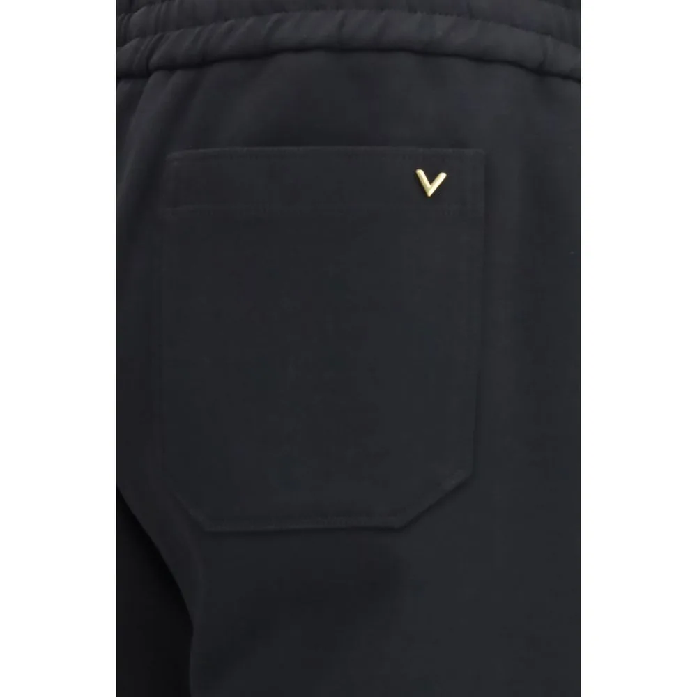 Black Cotton Joggers (Workout Pants) - Image 3