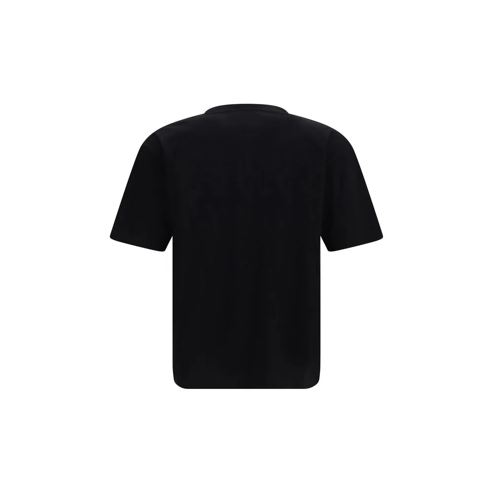 Black Cotton T-Shirt - Image 2