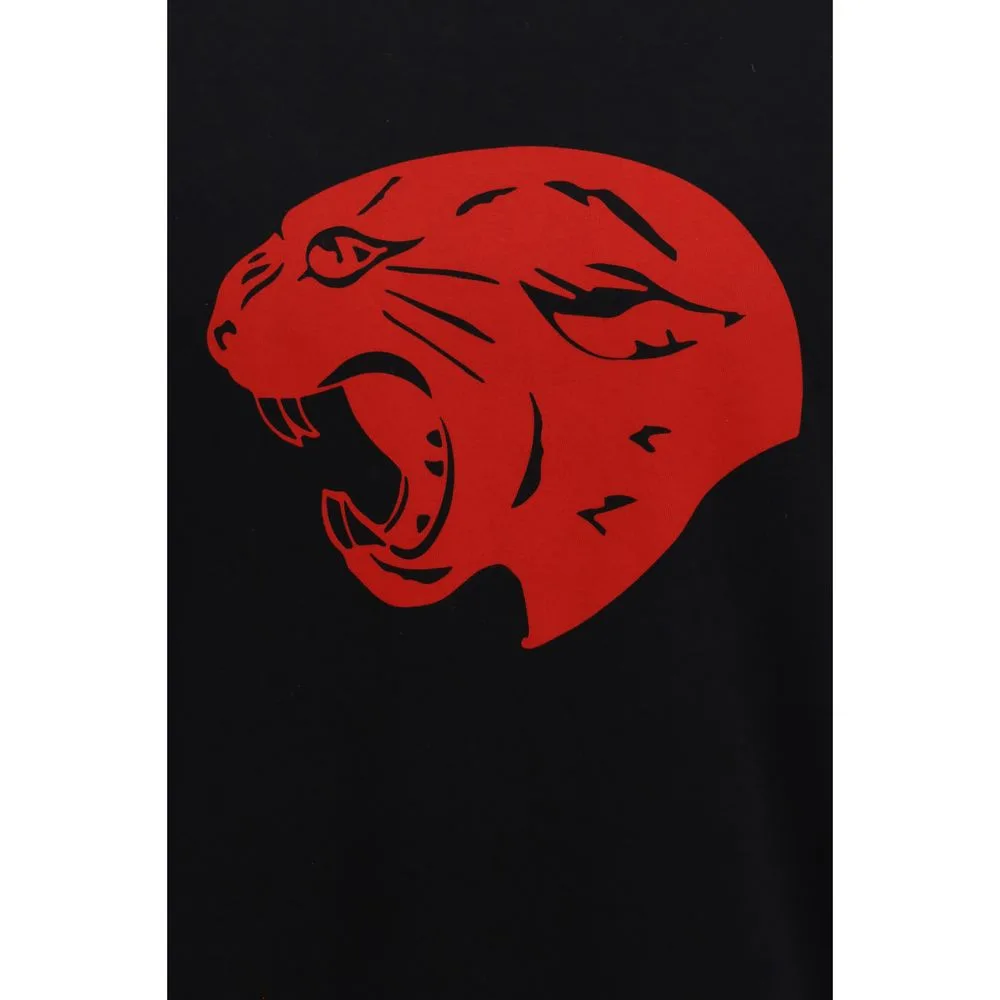 Black Cotton T-Shirt - Image 3