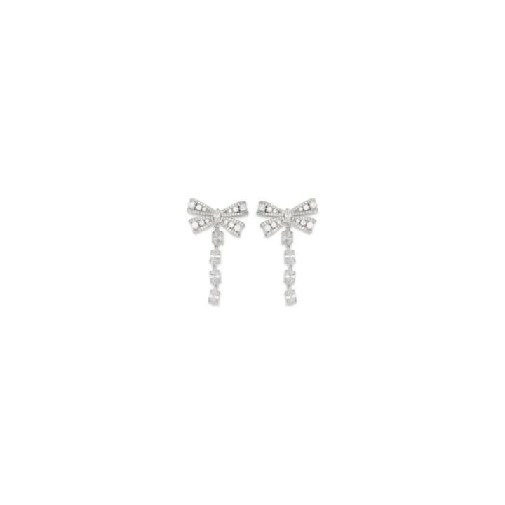 Silver Brass Earrings