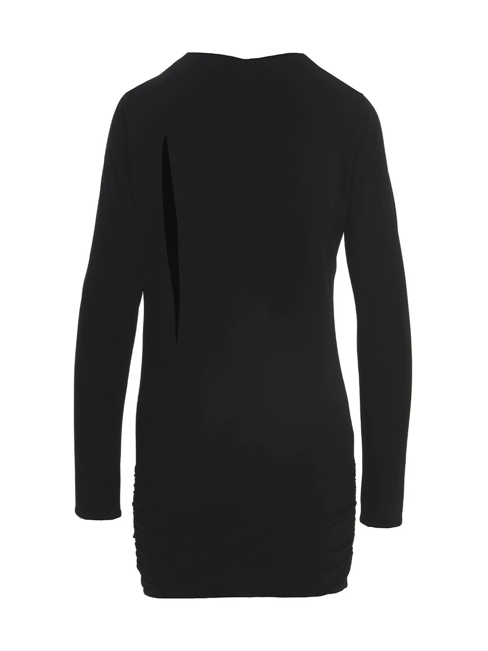 Black Viscose Short Dress - Image 2