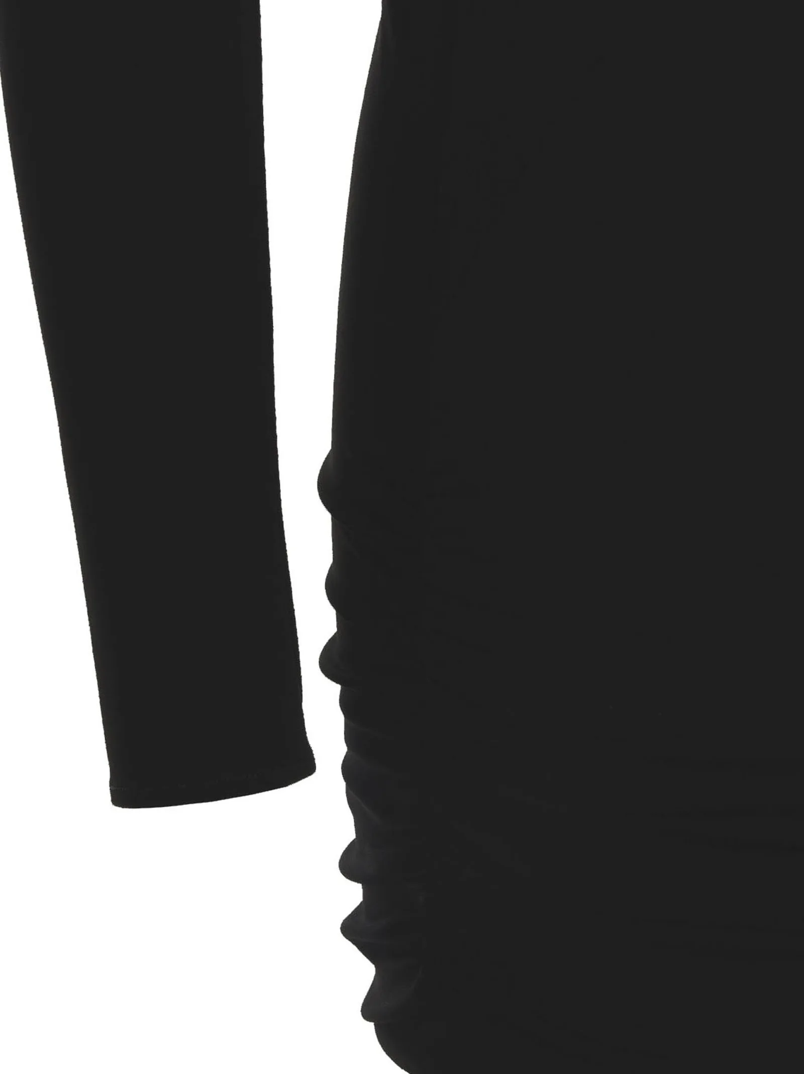 Black Viscose Short Dress - Image 4