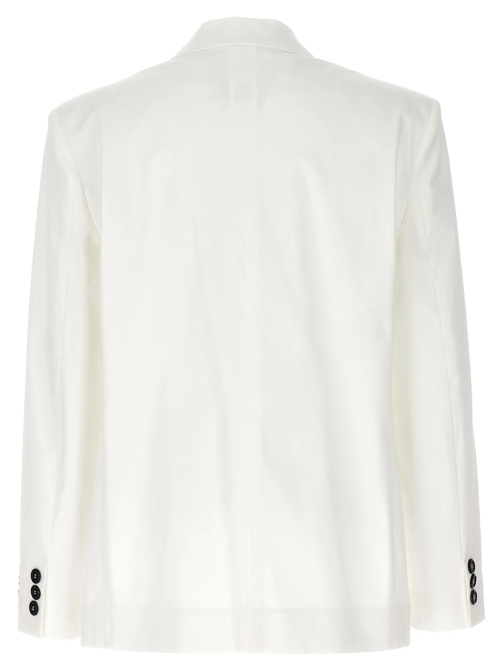 White Cotton Blazer - Image 2