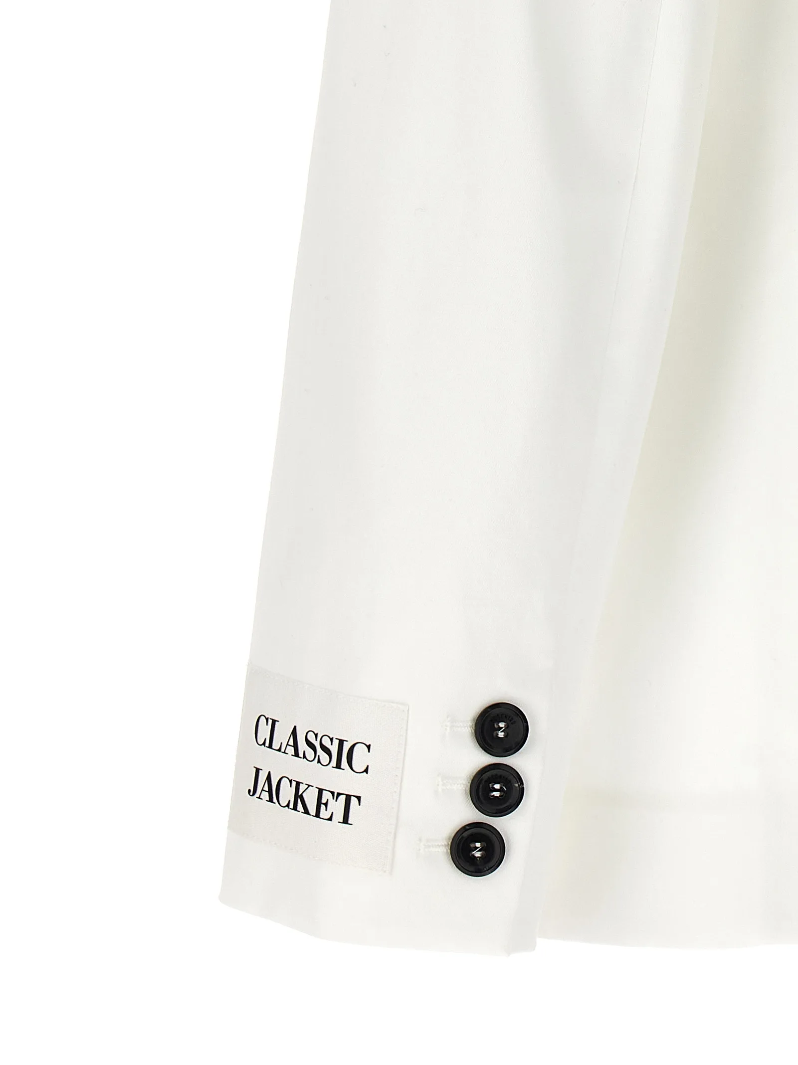 White Cotton Blazer - Image 4