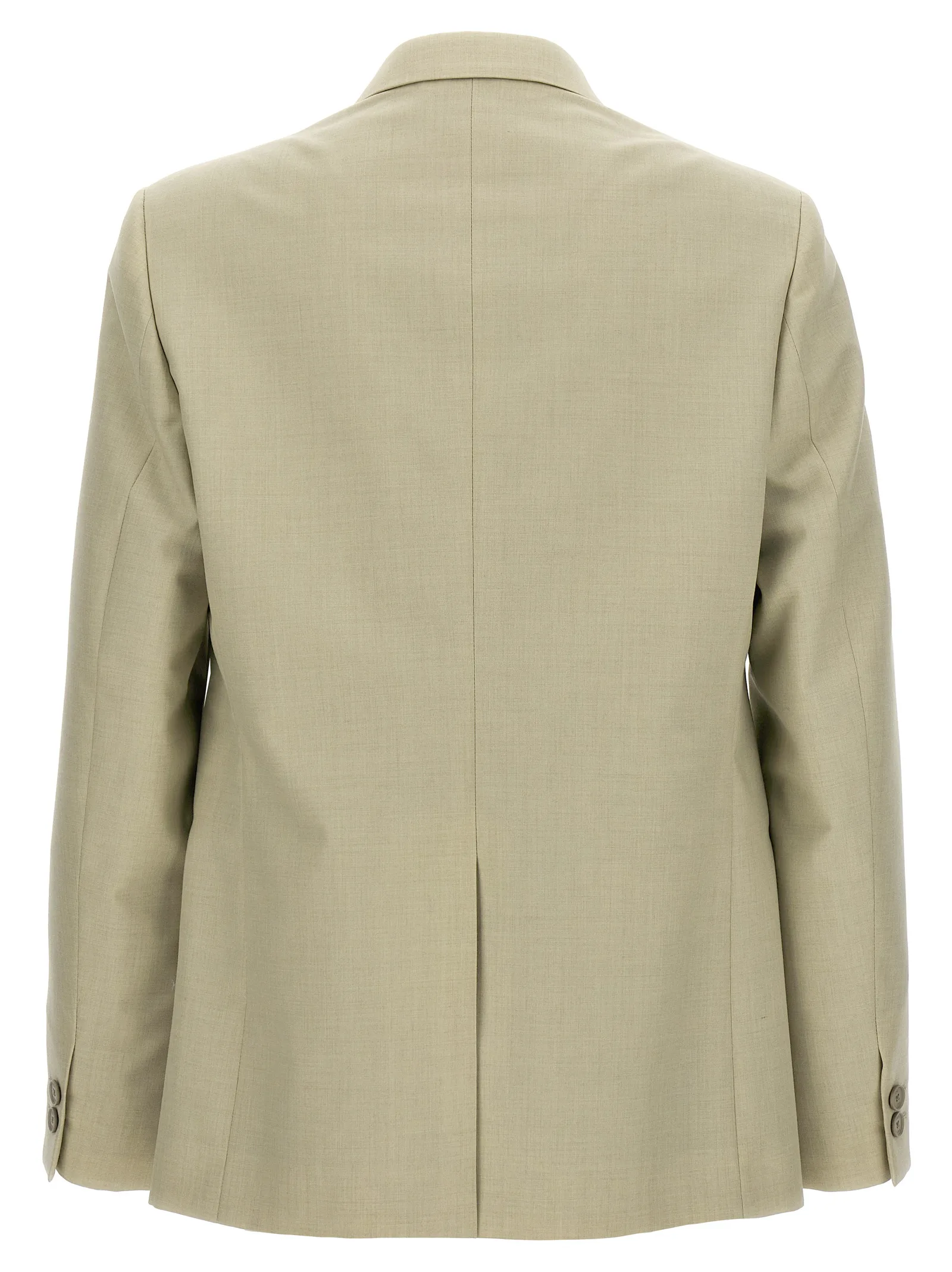 Beige Virgin Wool Blazer - Image 2