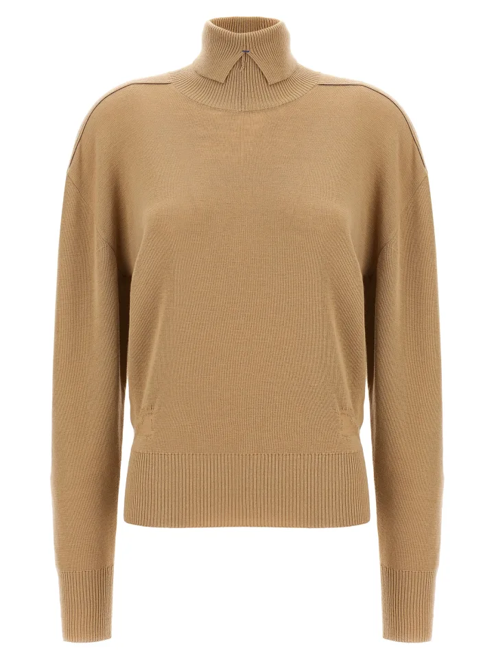 Beige Wool Cardigan