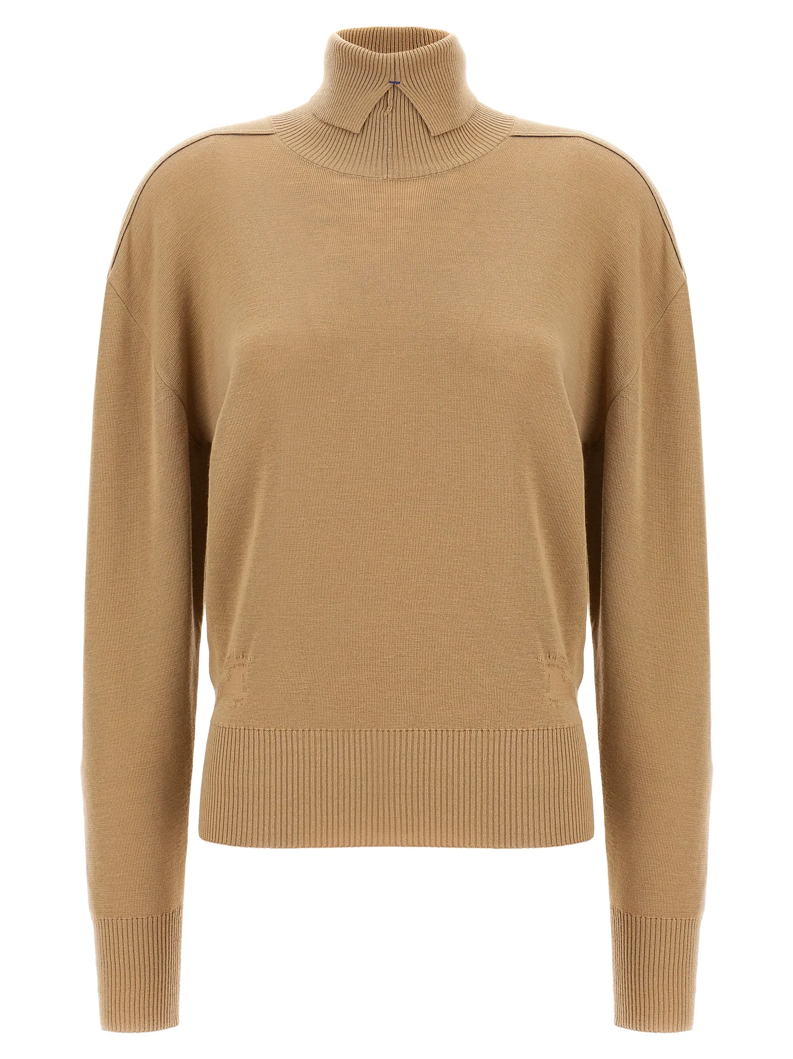 Beige Wool Cardigan