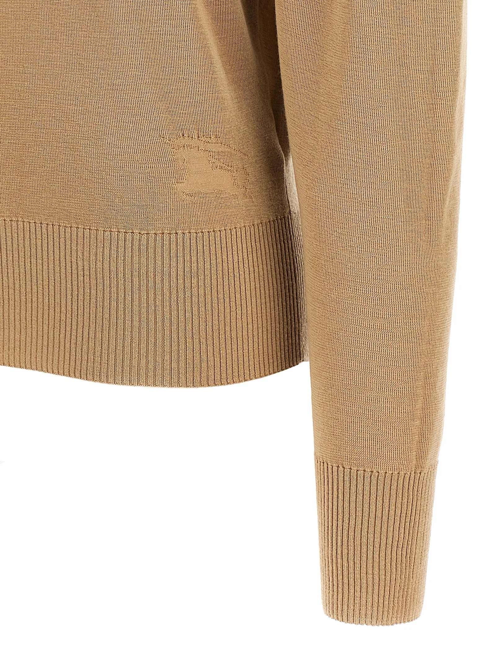 Beige Wool Cardigan - Image 4