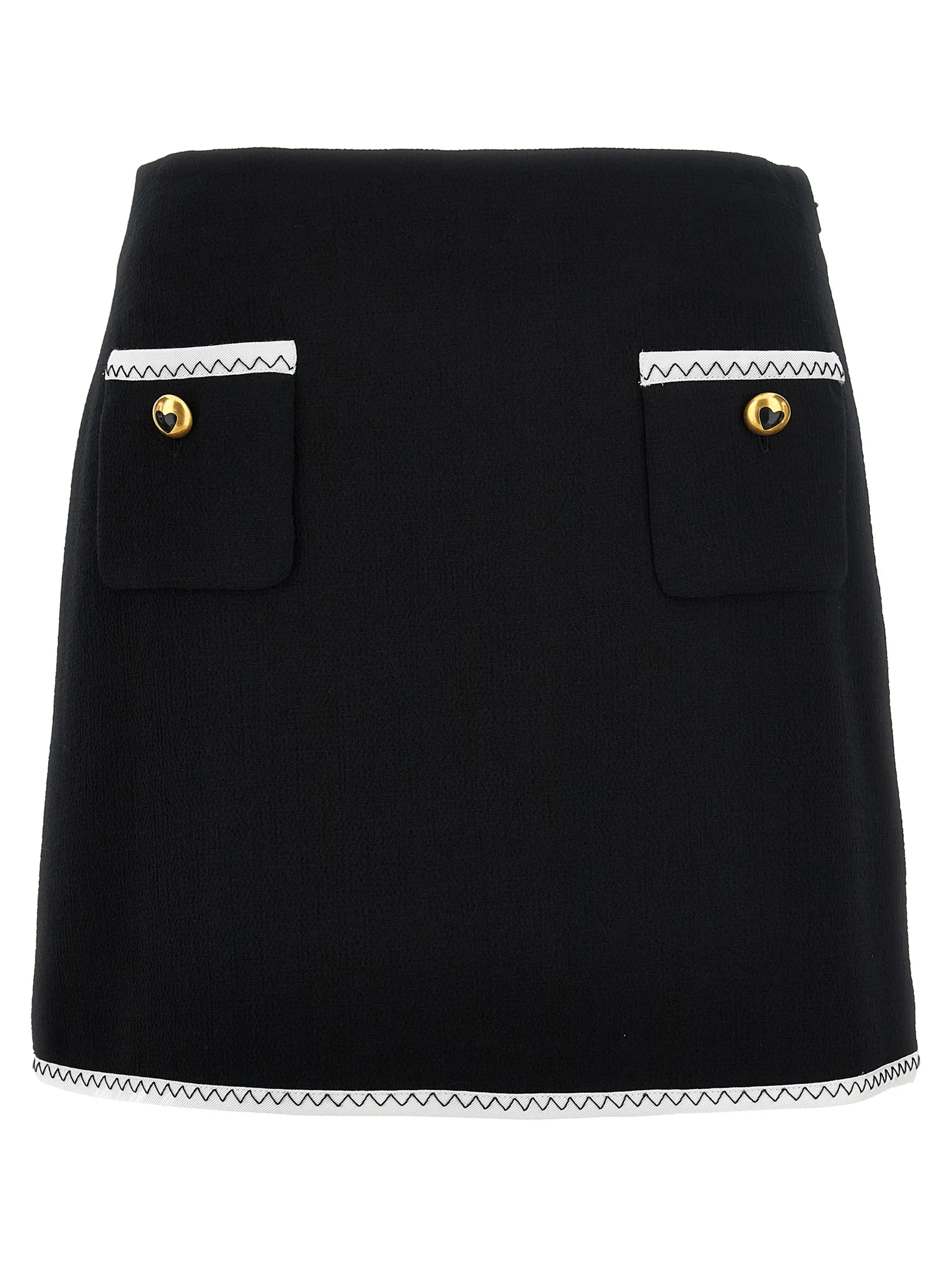 Bicolor Viscose Long Skirt