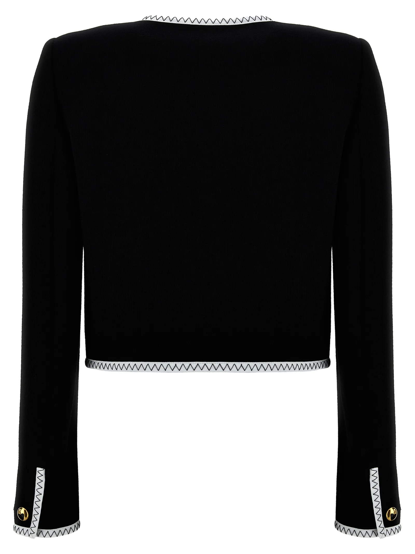 Bicolor Viscose Full - Length Jacket - Image 2