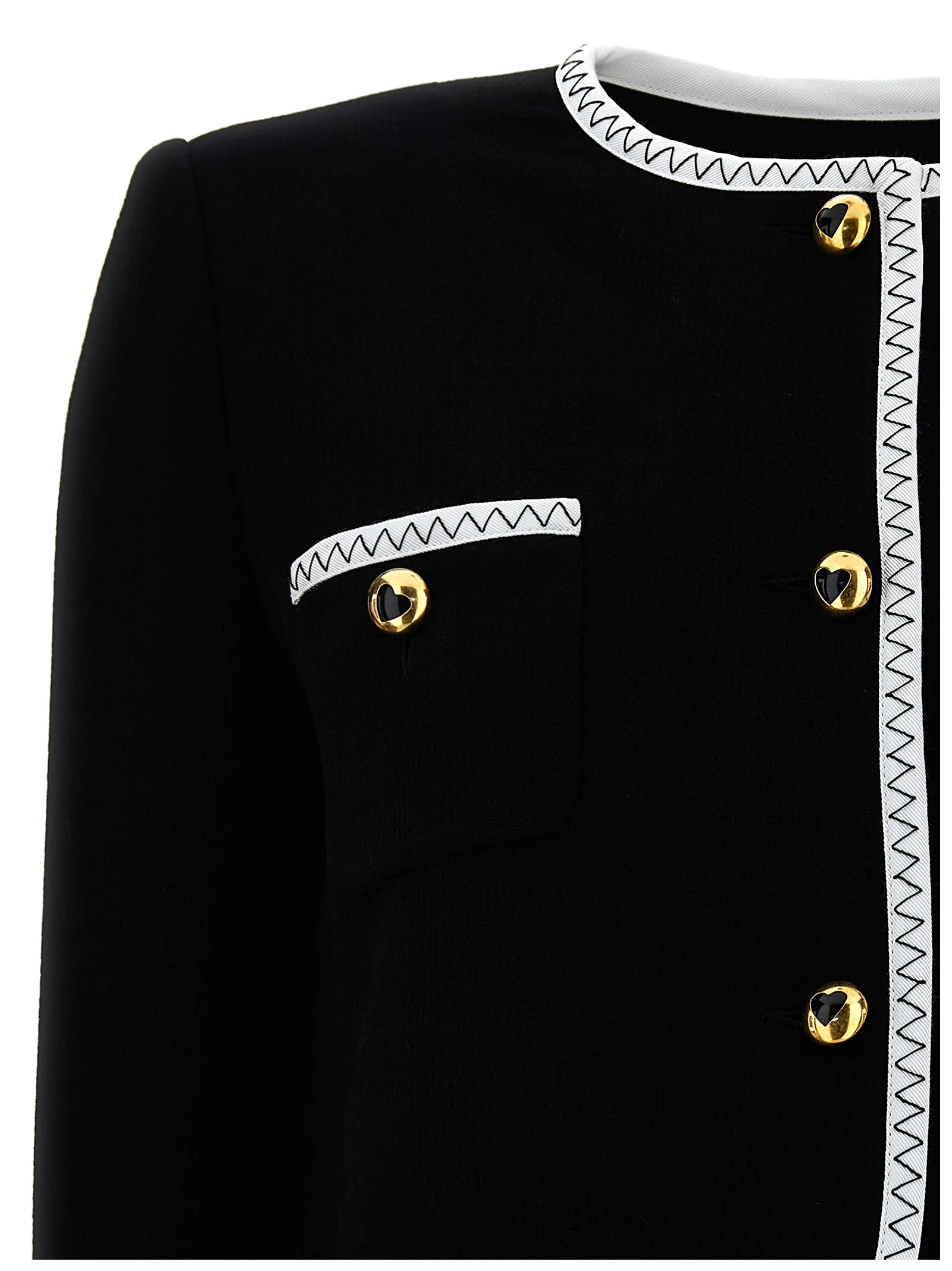 Bicolor Viscose Full - Length Jacket - Image 3