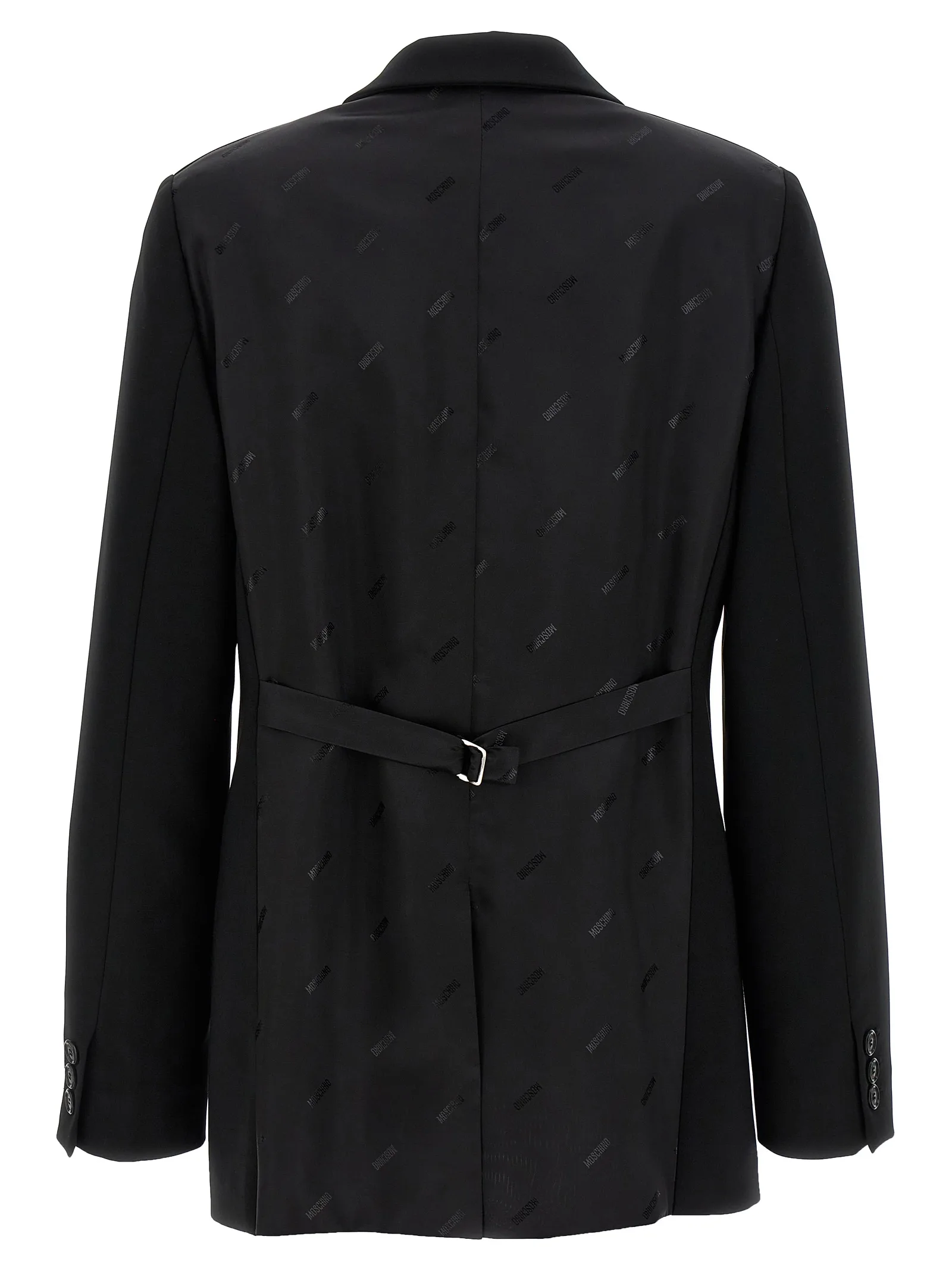 Black Polyester Blazer - Image 2