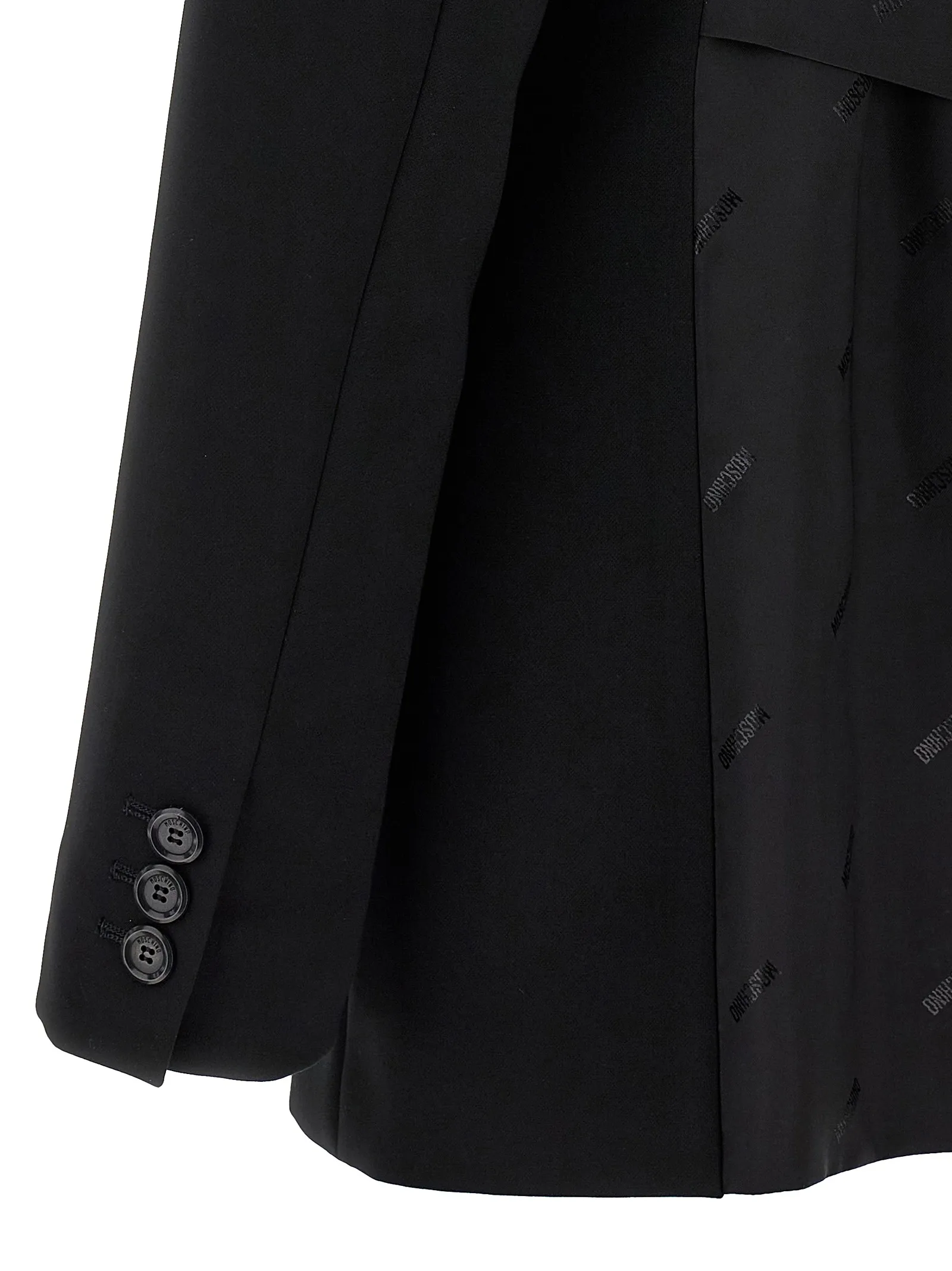 Black Polyester Blazer - Image 4