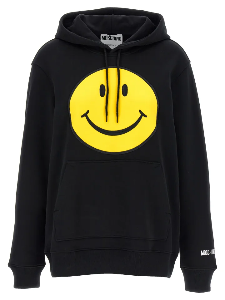 Black Cotton Hoodie