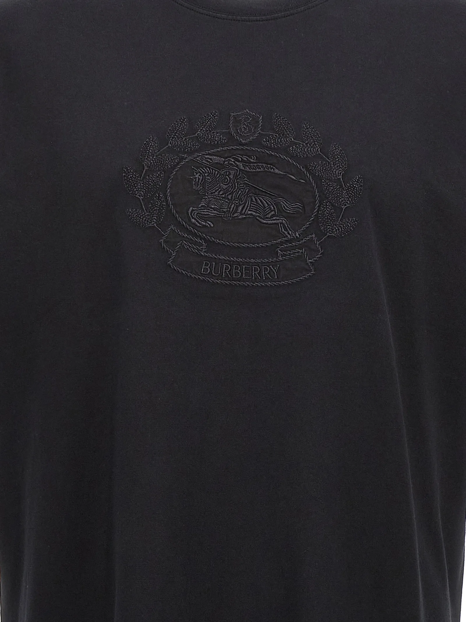 Black Cotton T - Shirt - Image 3
