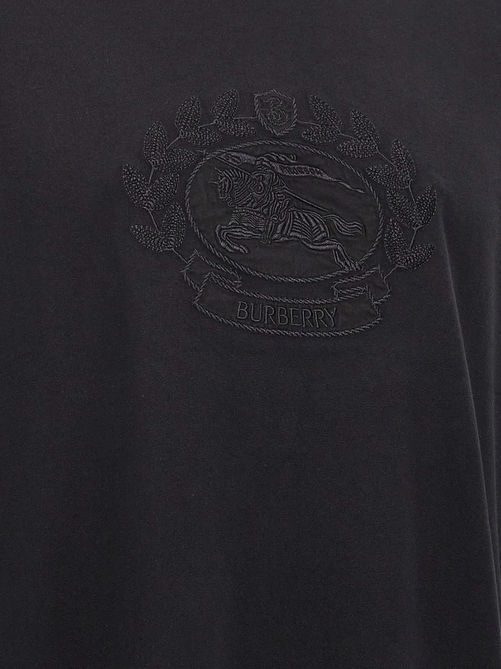 Black Cotton T - Shirt - Image 4