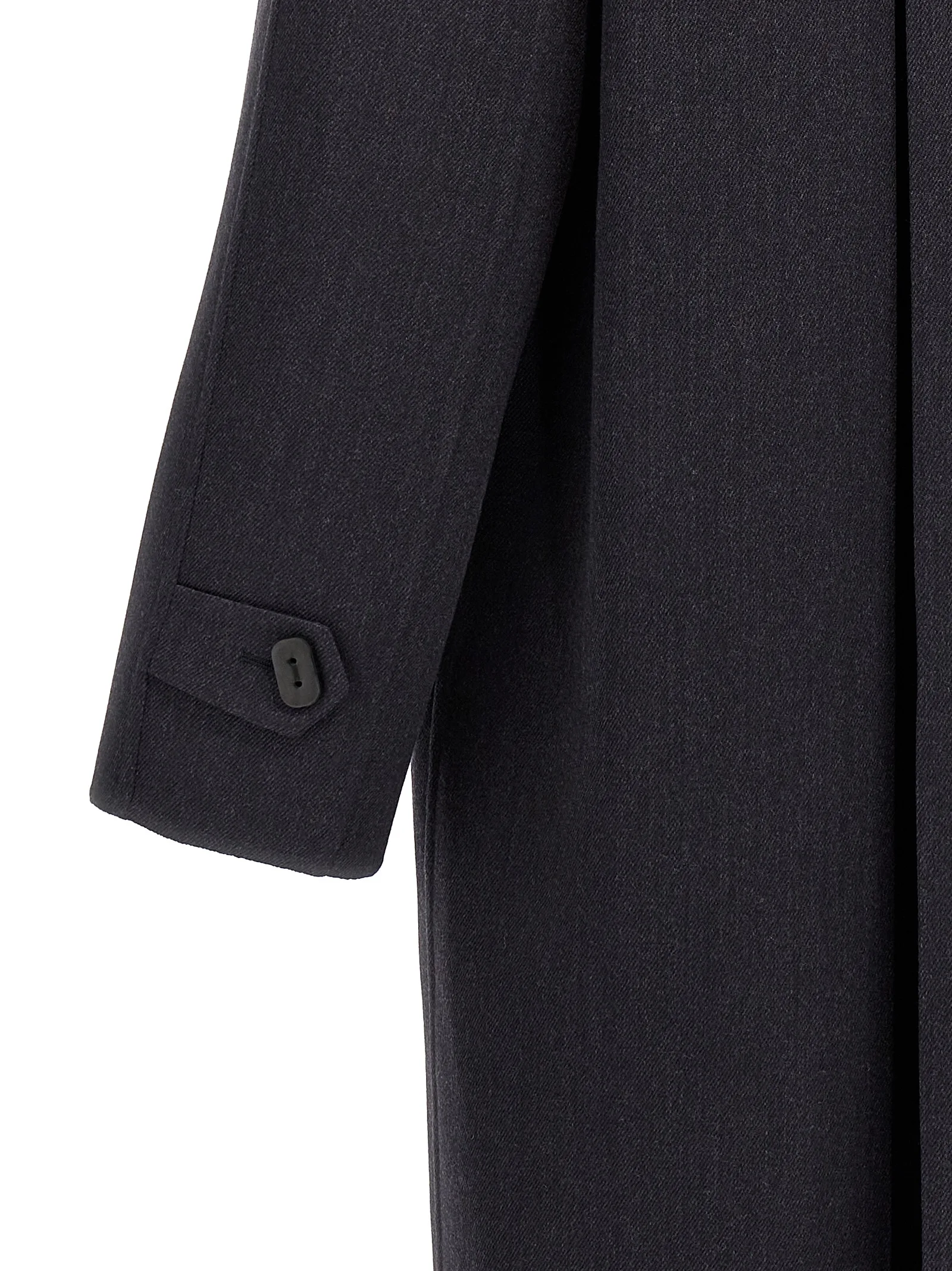Blue Virgin Wool Coat - Image 4