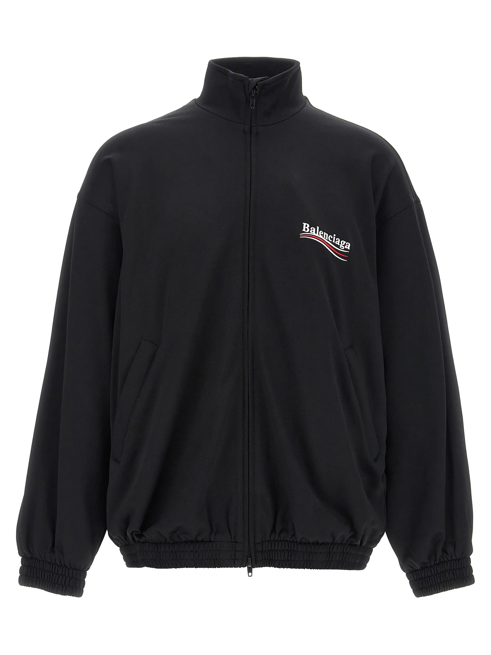 Black Polyamide Sweatshirt