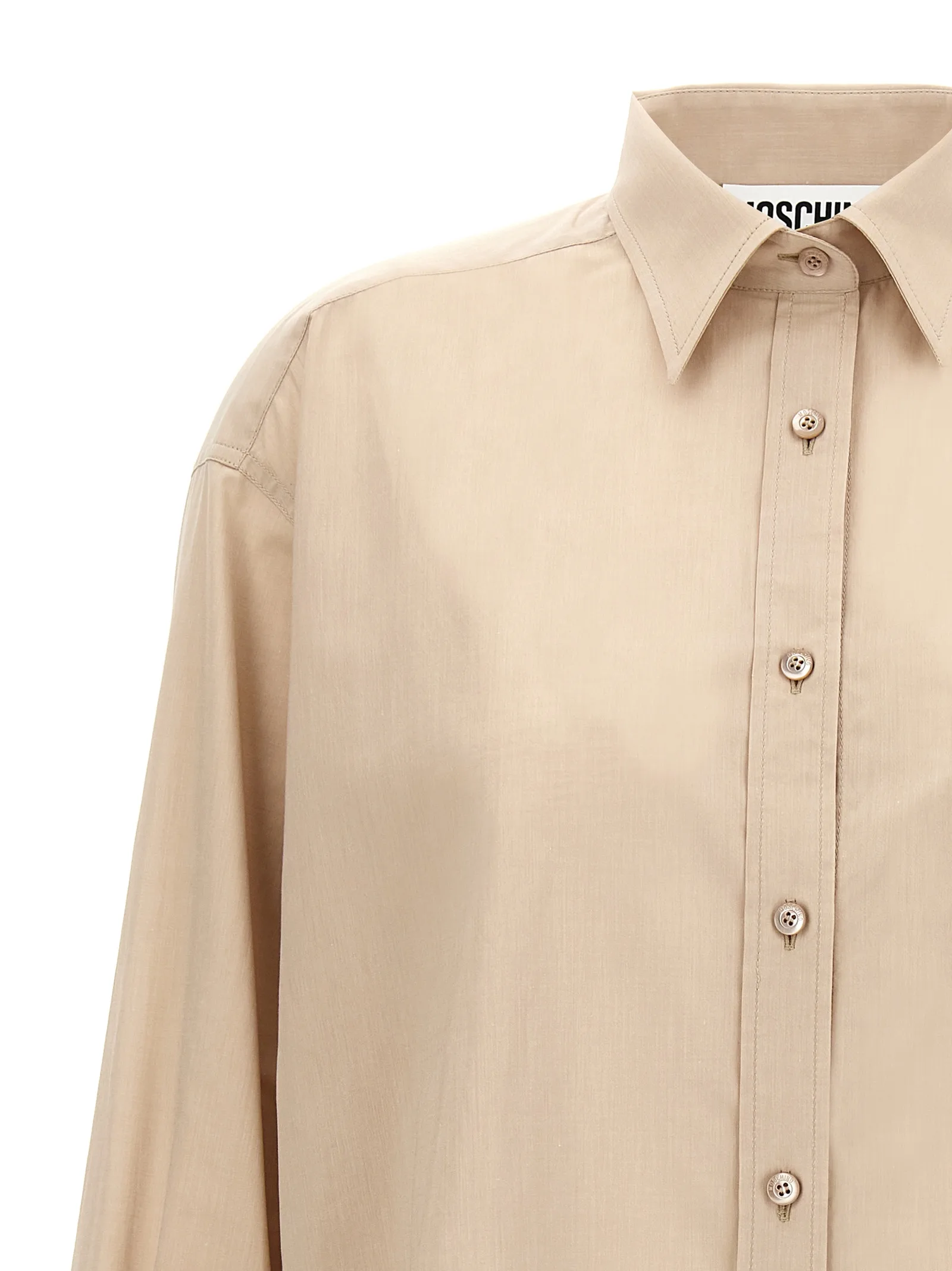 Beige Cotton Blouse - Image 3