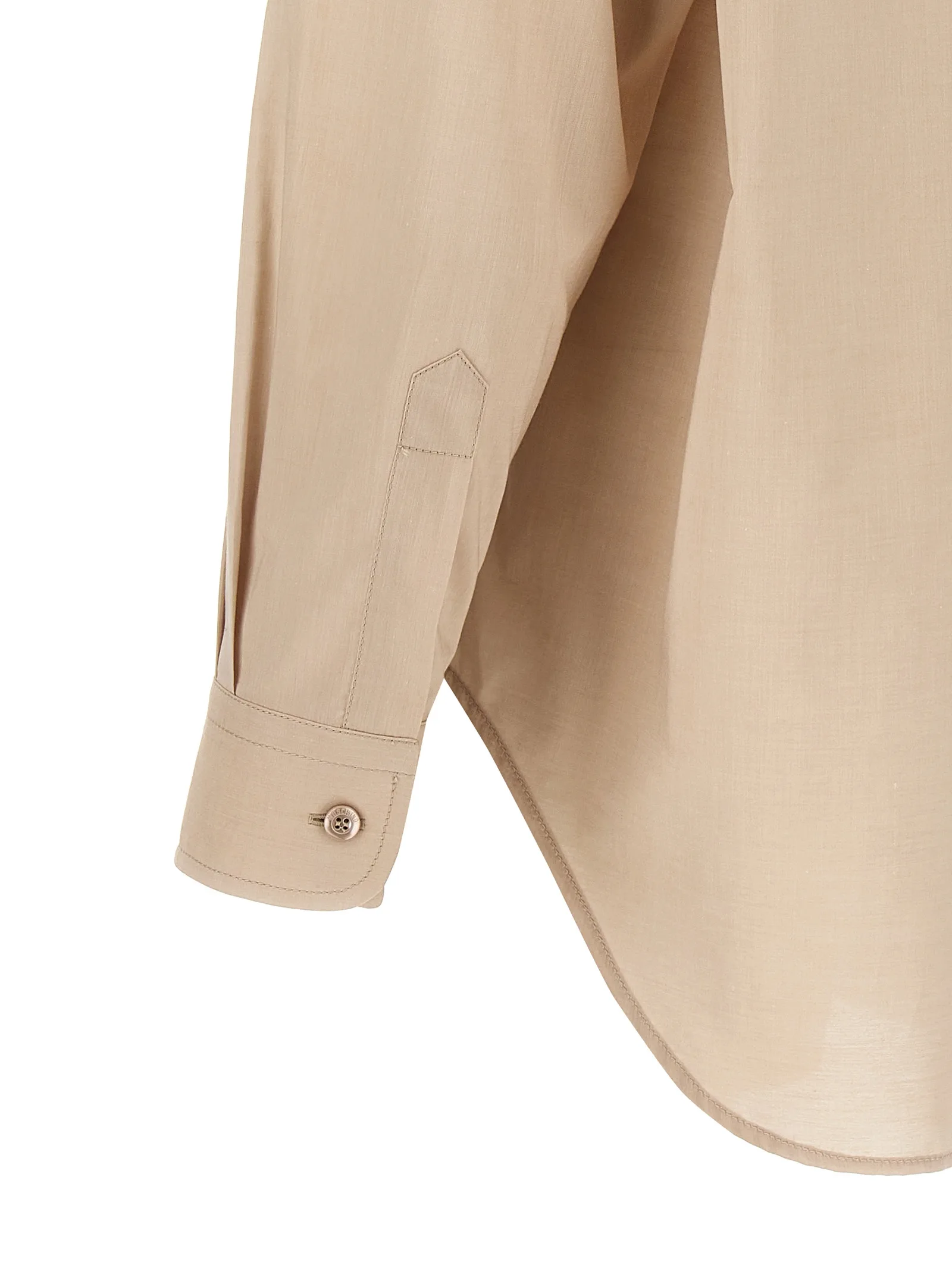 Beige Cotton Blouse - Image 4