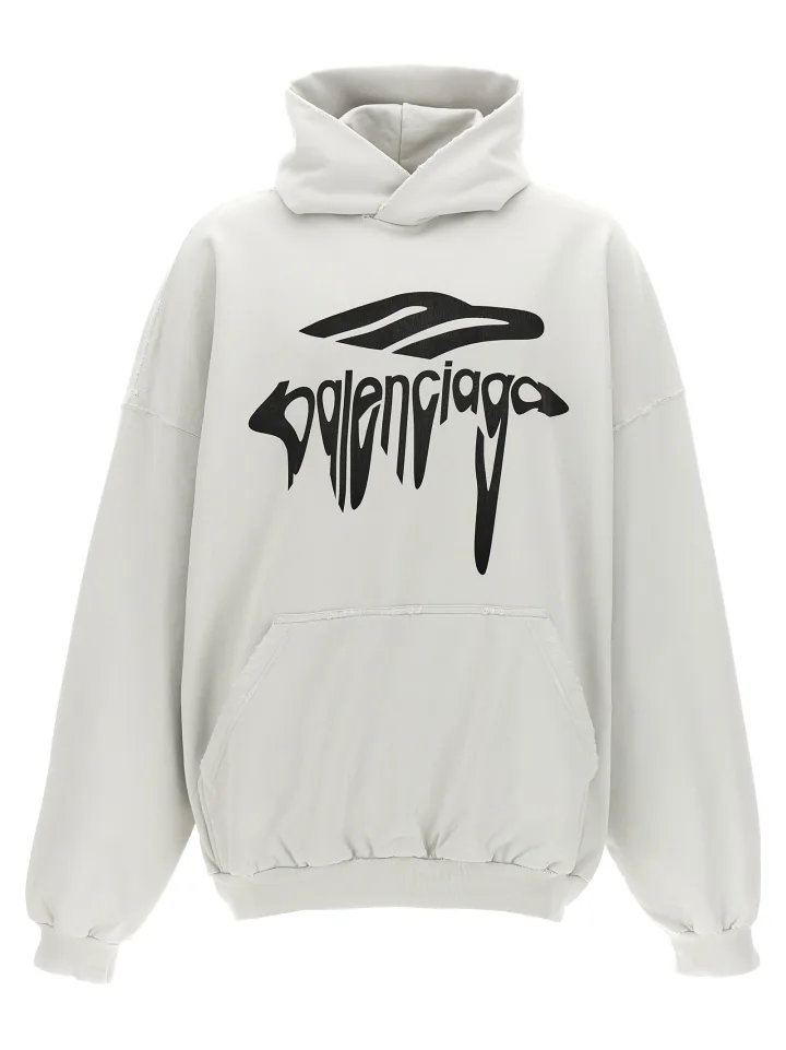 White Cotton Sweatshirt