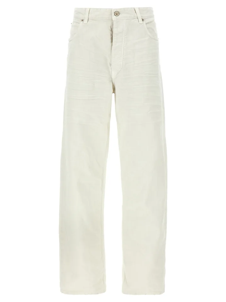 White Cotton Jeans Denim