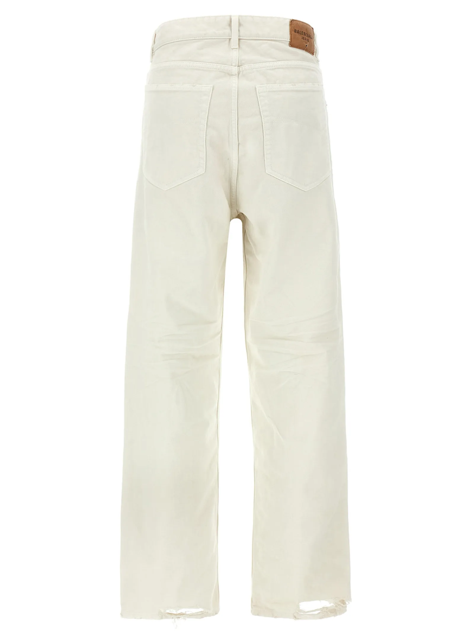 White Cotton Jeans Denim - Image 2