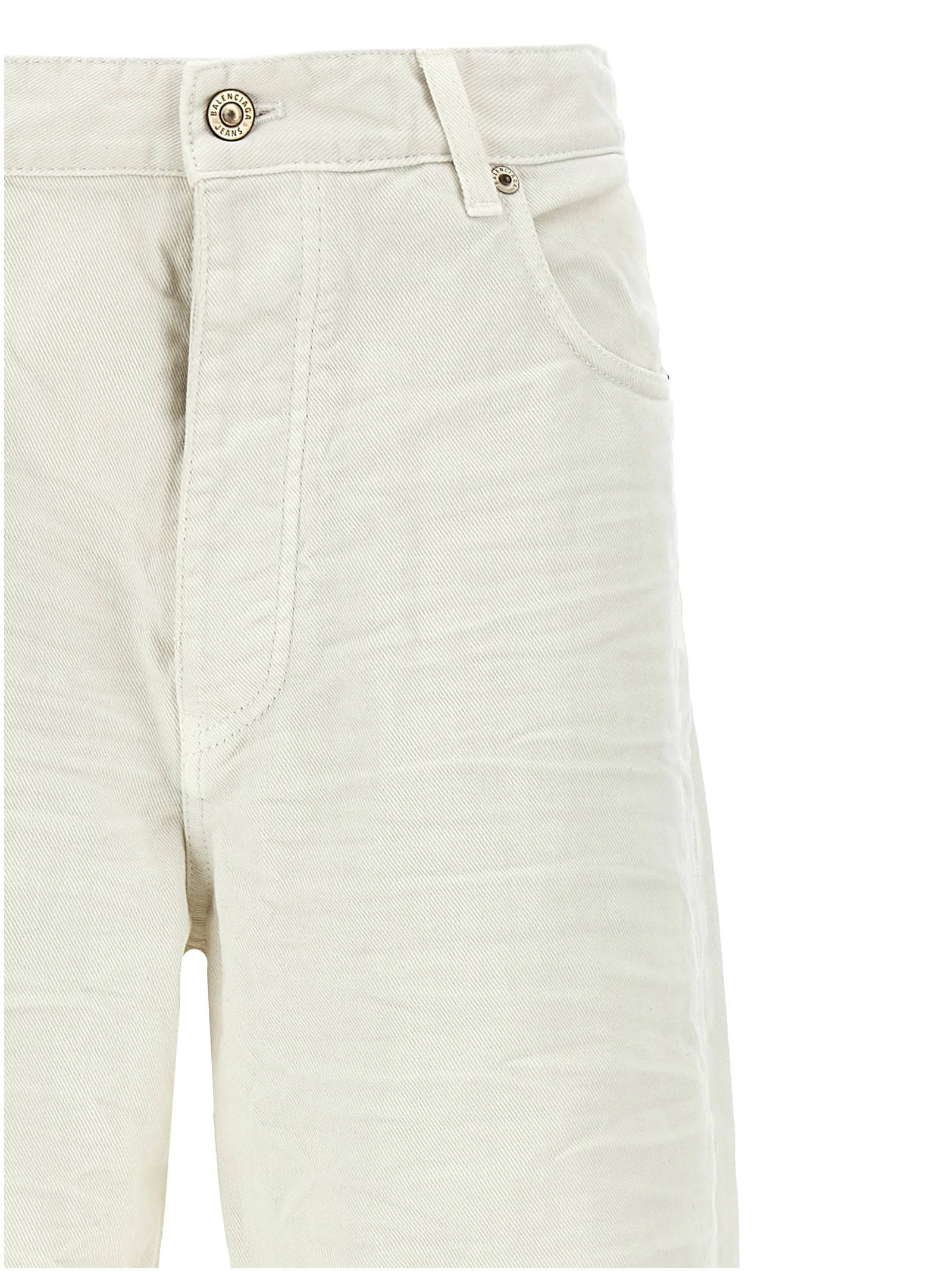 White Cotton Jeans Denim - Image 3