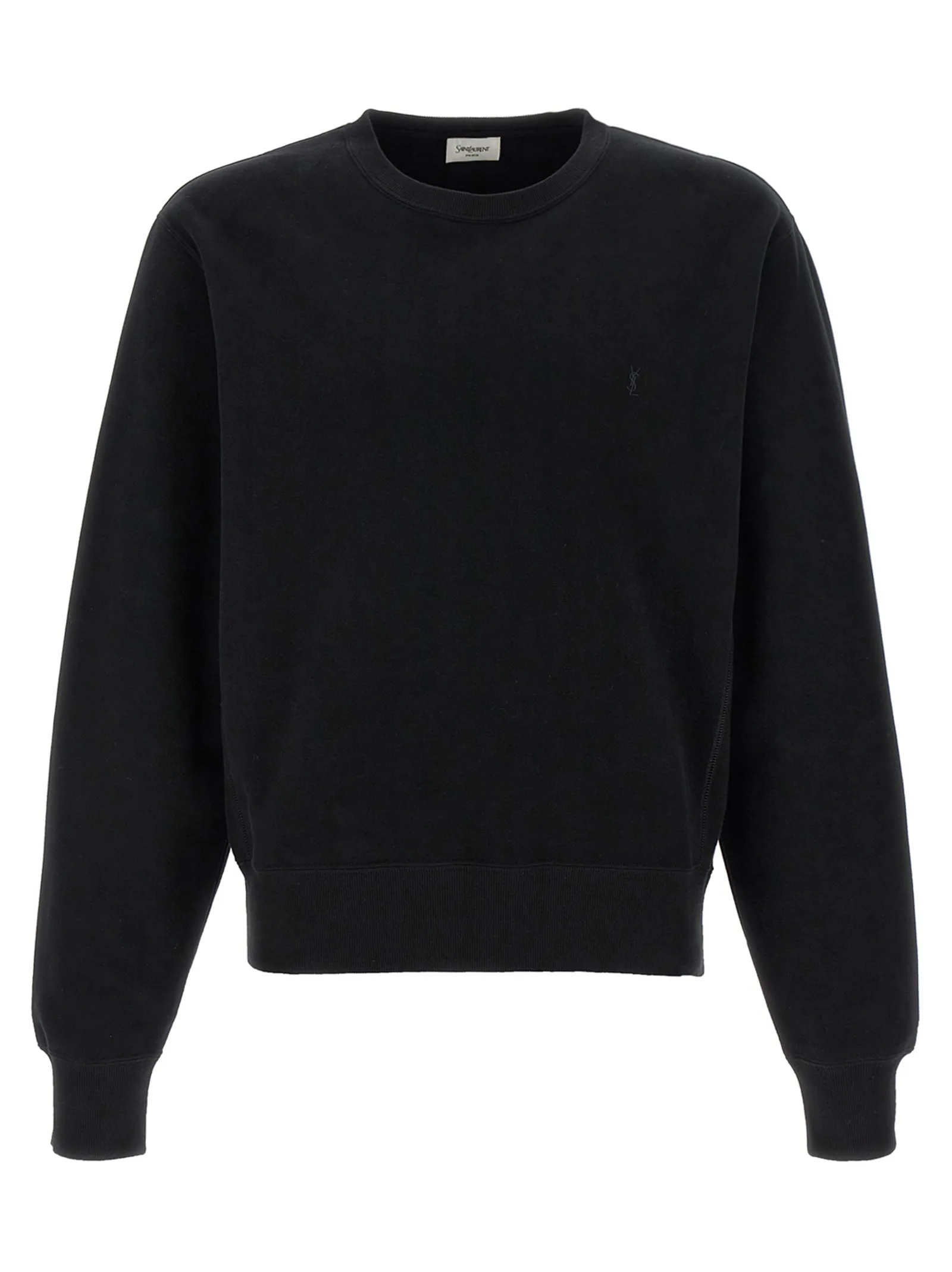 Black Cotton Sweatshirt