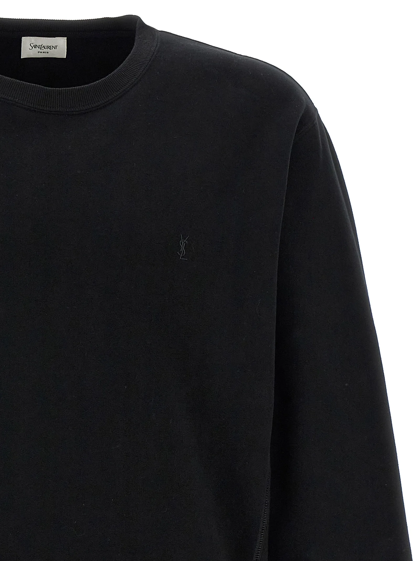 Black Cotton Sweatshirt - Image 3