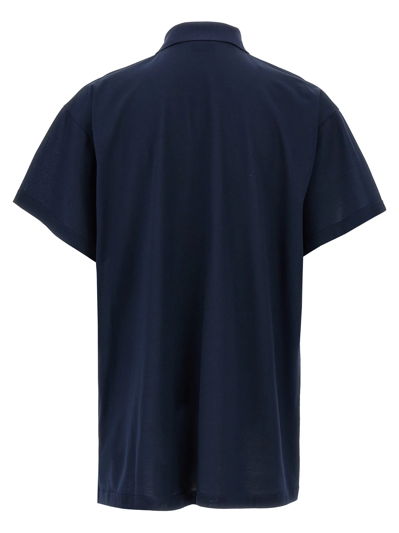 Blue Cotton Polo Shirt - Image 2