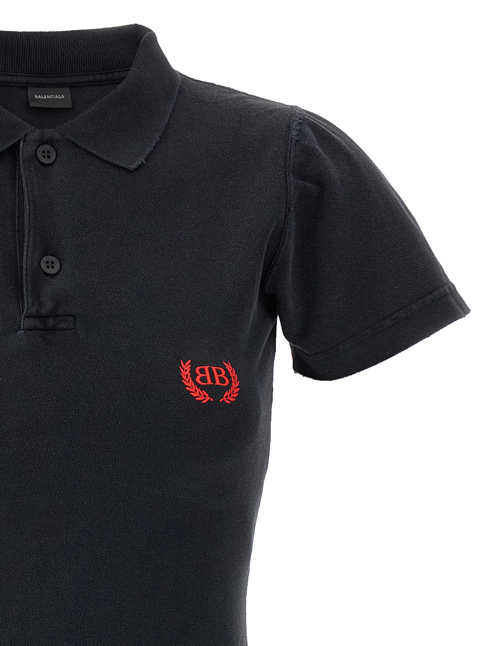 Black Cotton Short Dress - Image 3