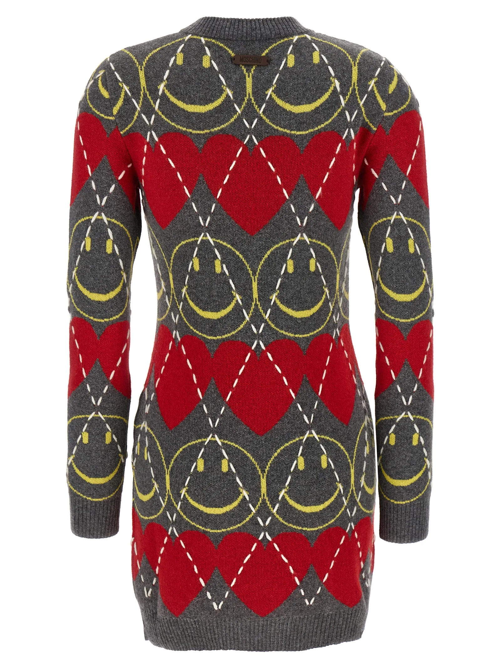 Multicolor Wool Short Dress - Image 2