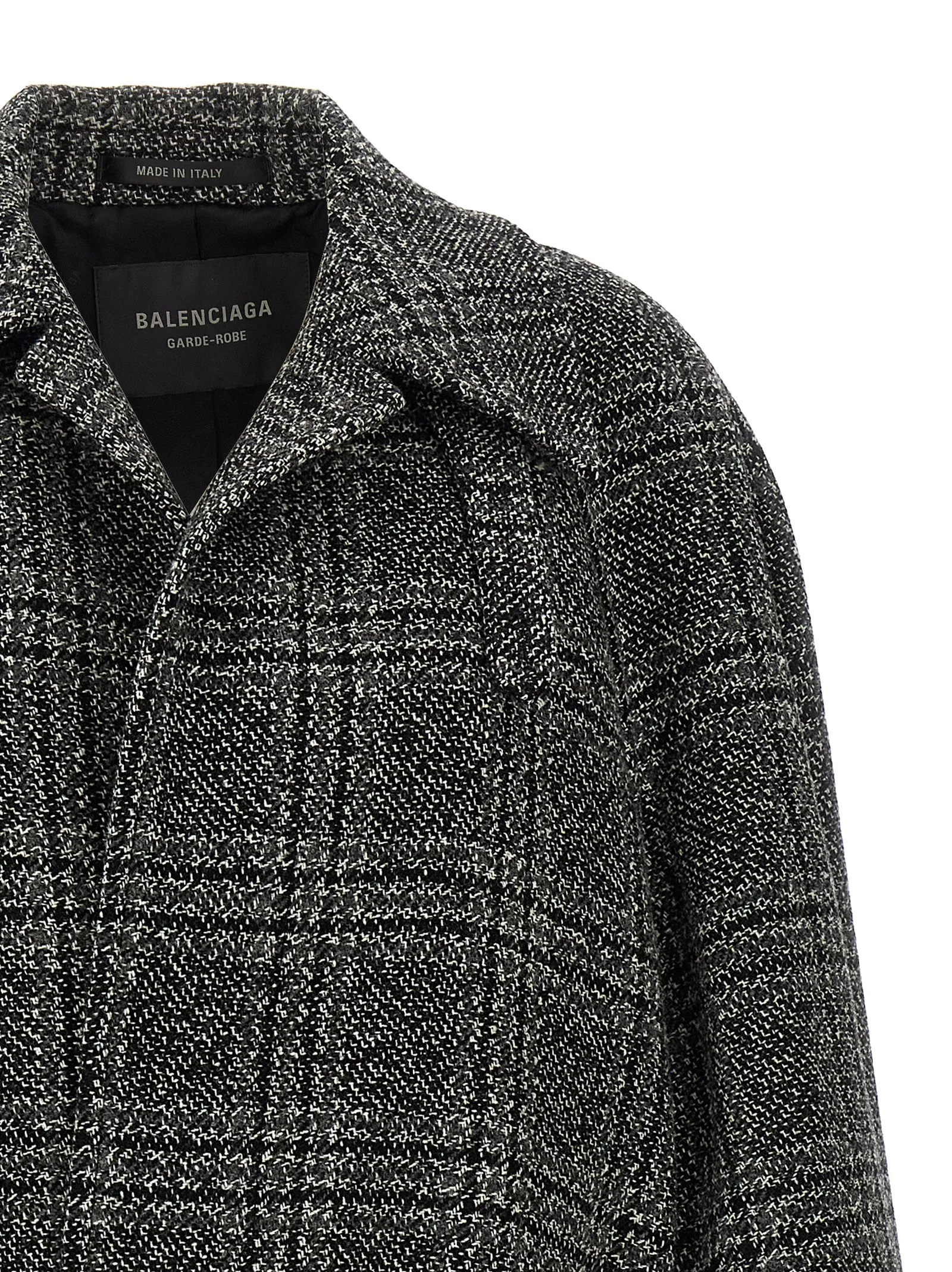 Black Wool Coat - Image 3