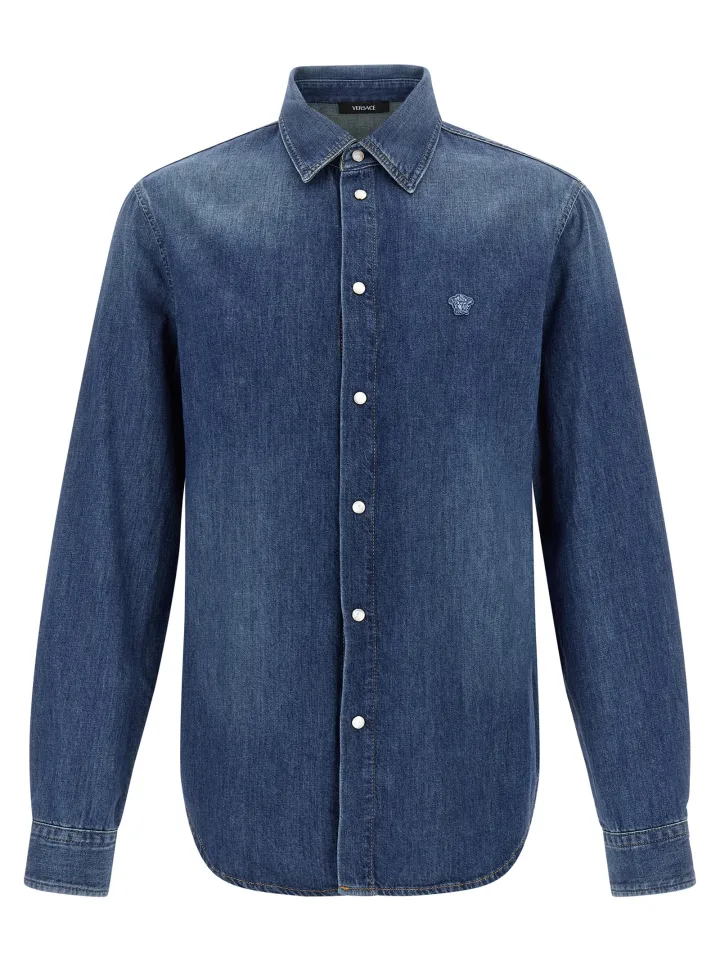 Blue Cotton Blouse
