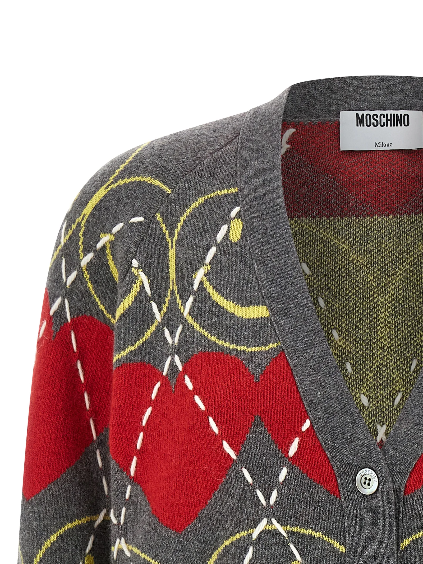 Multicolor Wool Cardigan - Image 3