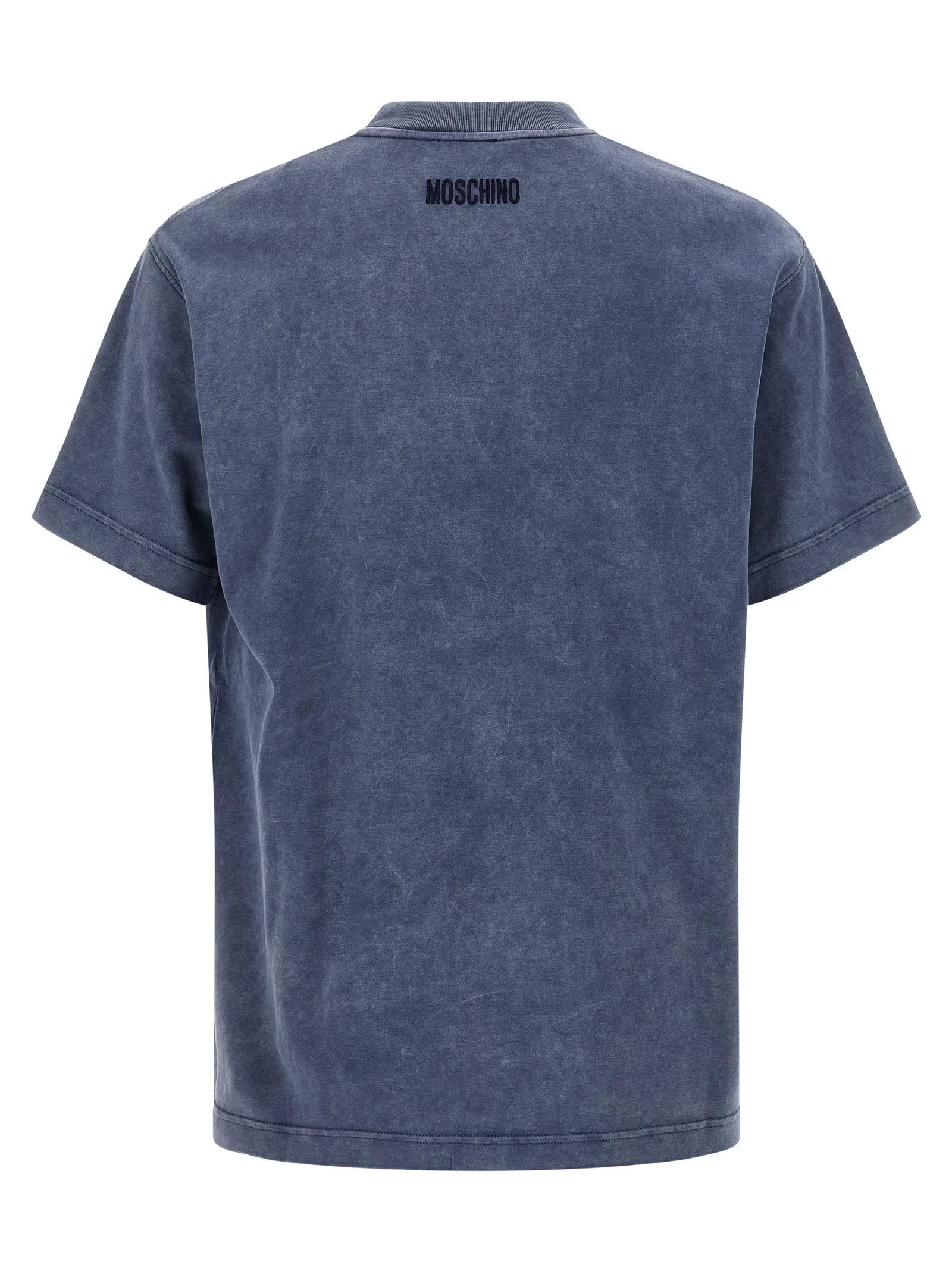 Blue Cotton T - Shirt - Image 2