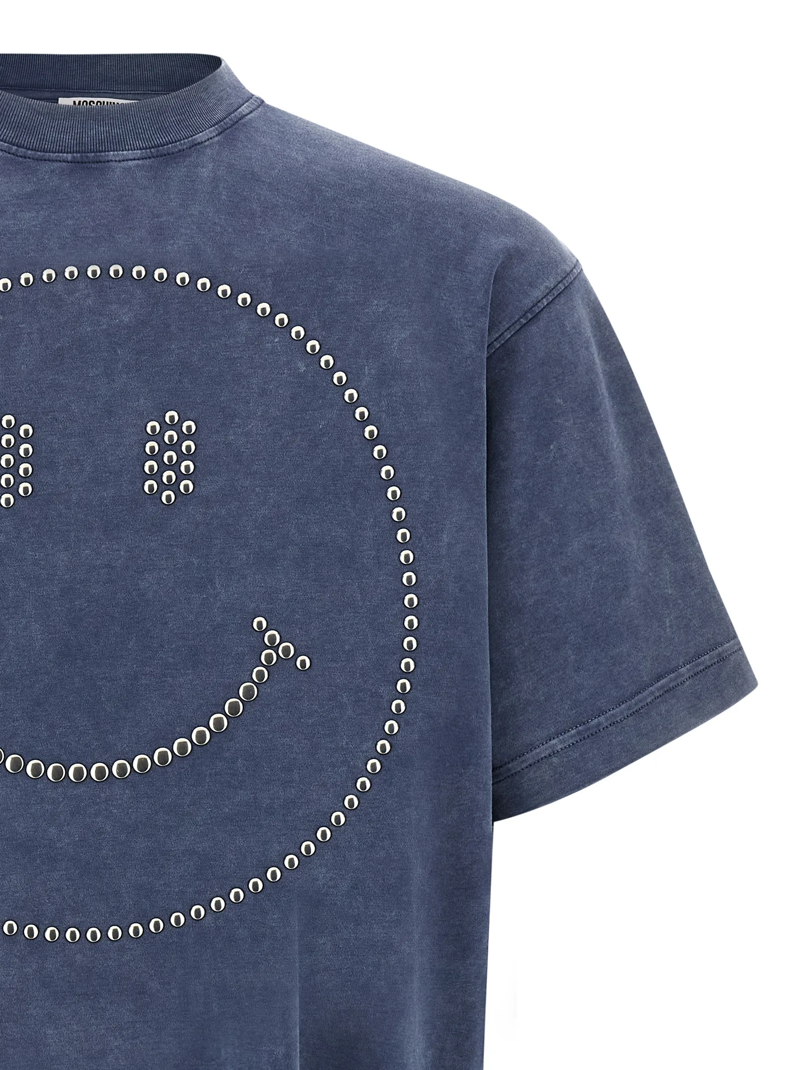 Blue Cotton T - Shirt - Image 3