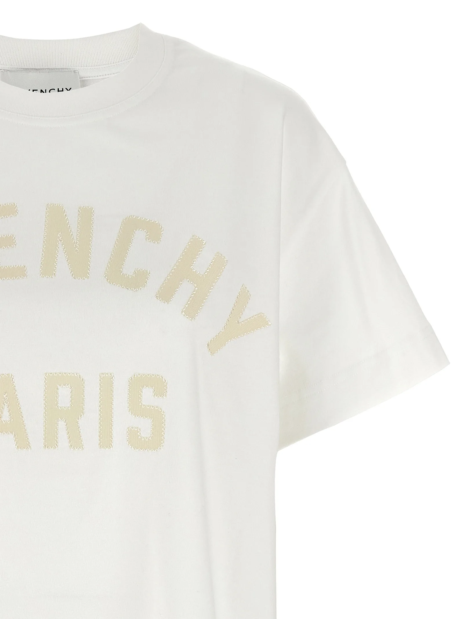 White Cotton T-Shirt - Image 3