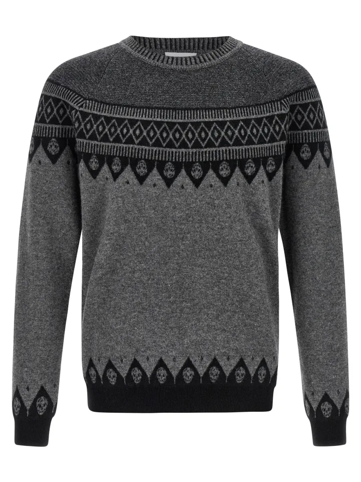 Gray Wool Cardigan