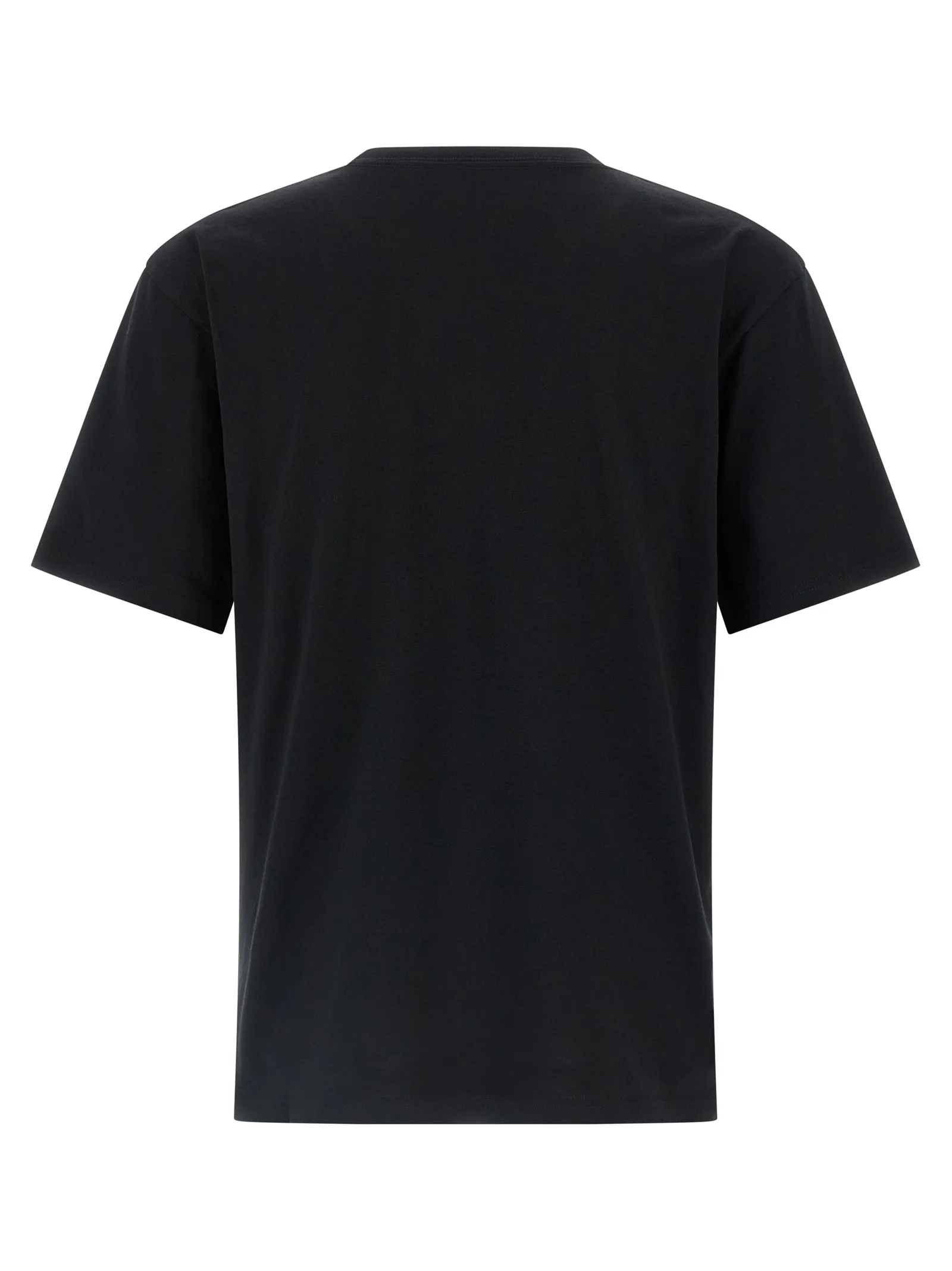 Black Cotton T-Shirt - Image 2