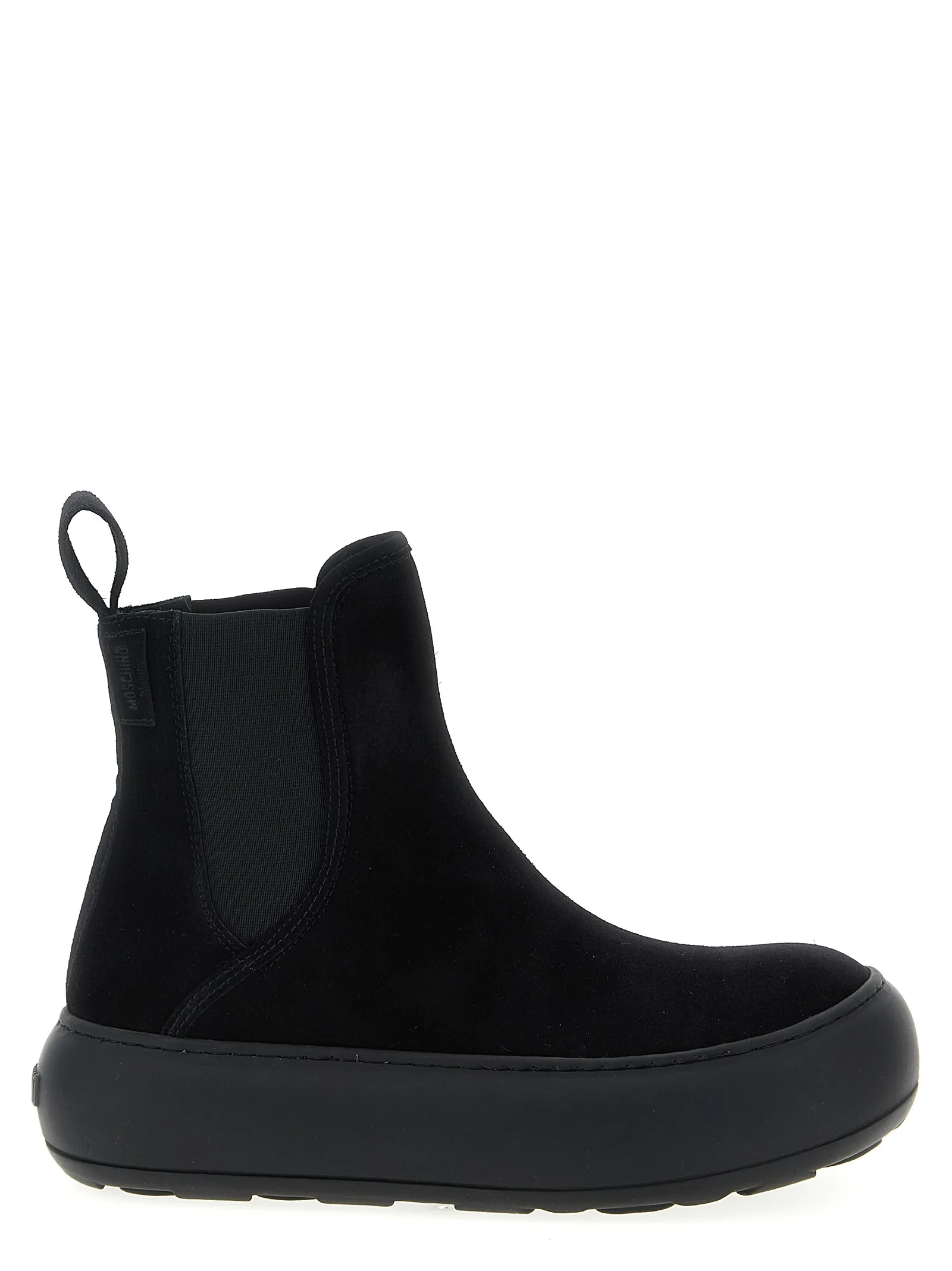 Black Calfskin Chelsea Boots