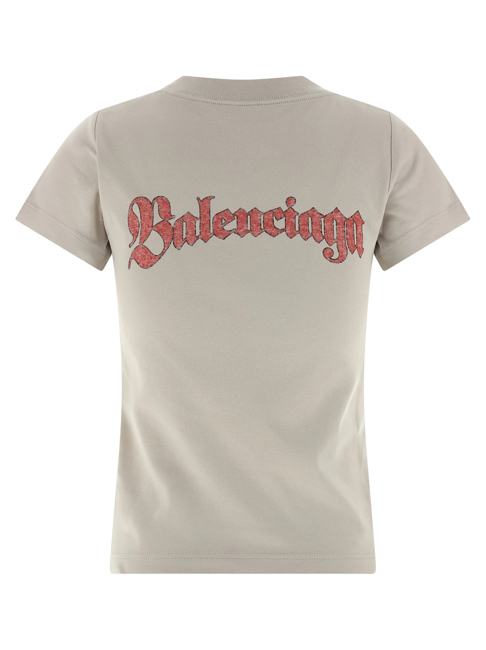 Gray Cotton T - Shirt - Image 2