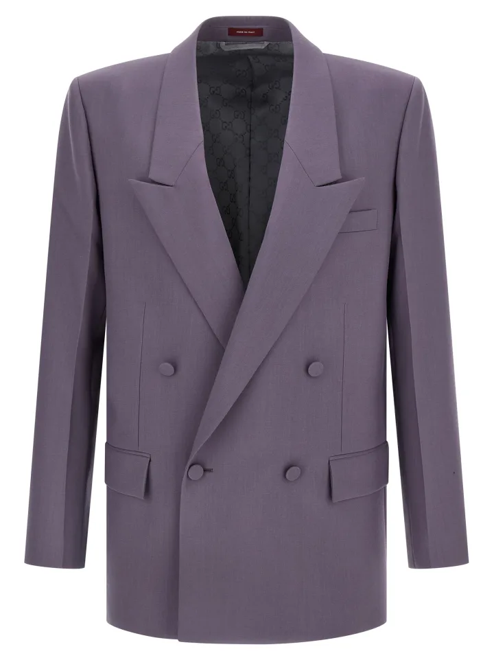 Purple Wool Blazer