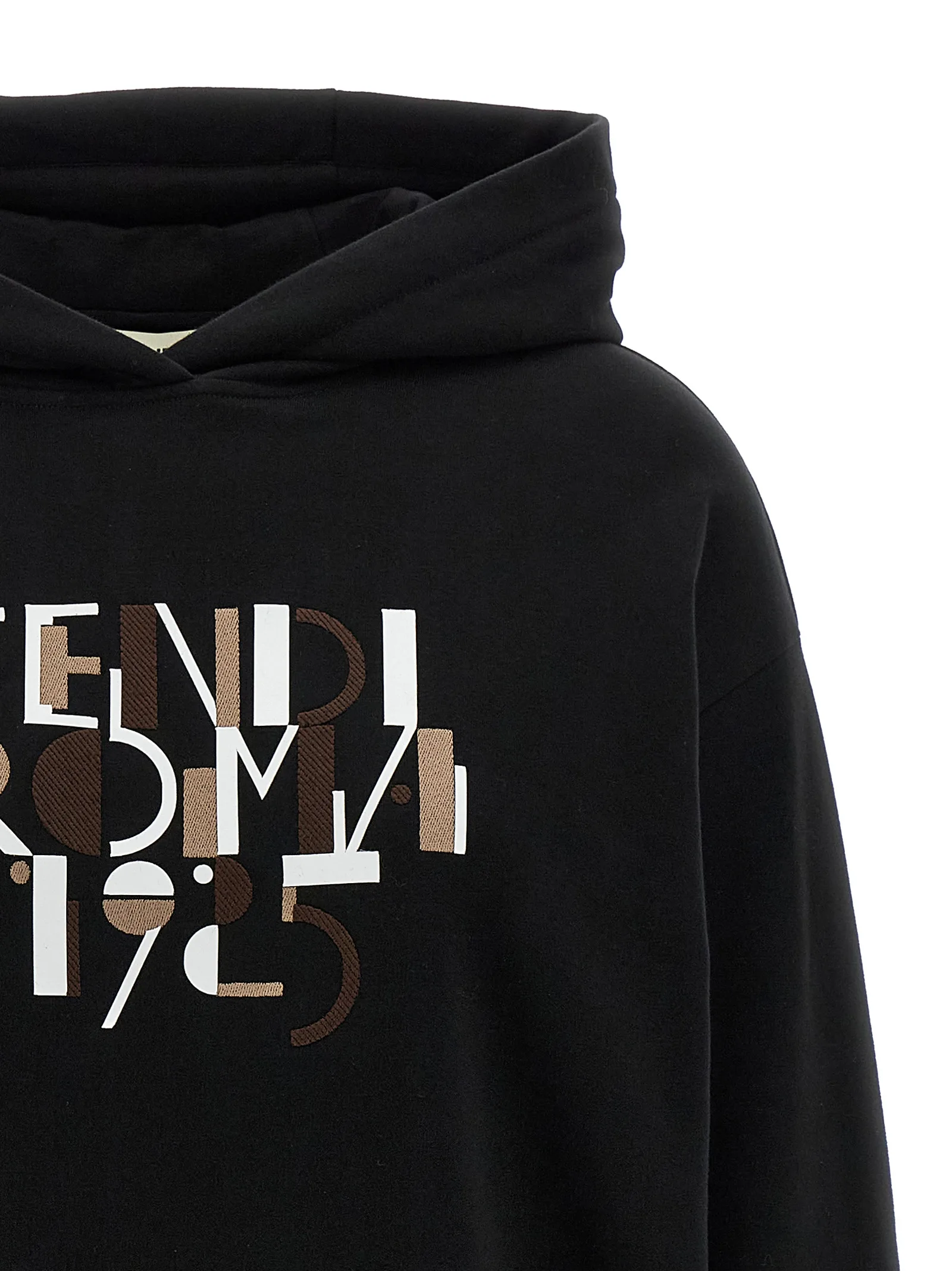 Black Cotton Sweatshirt - Image 3