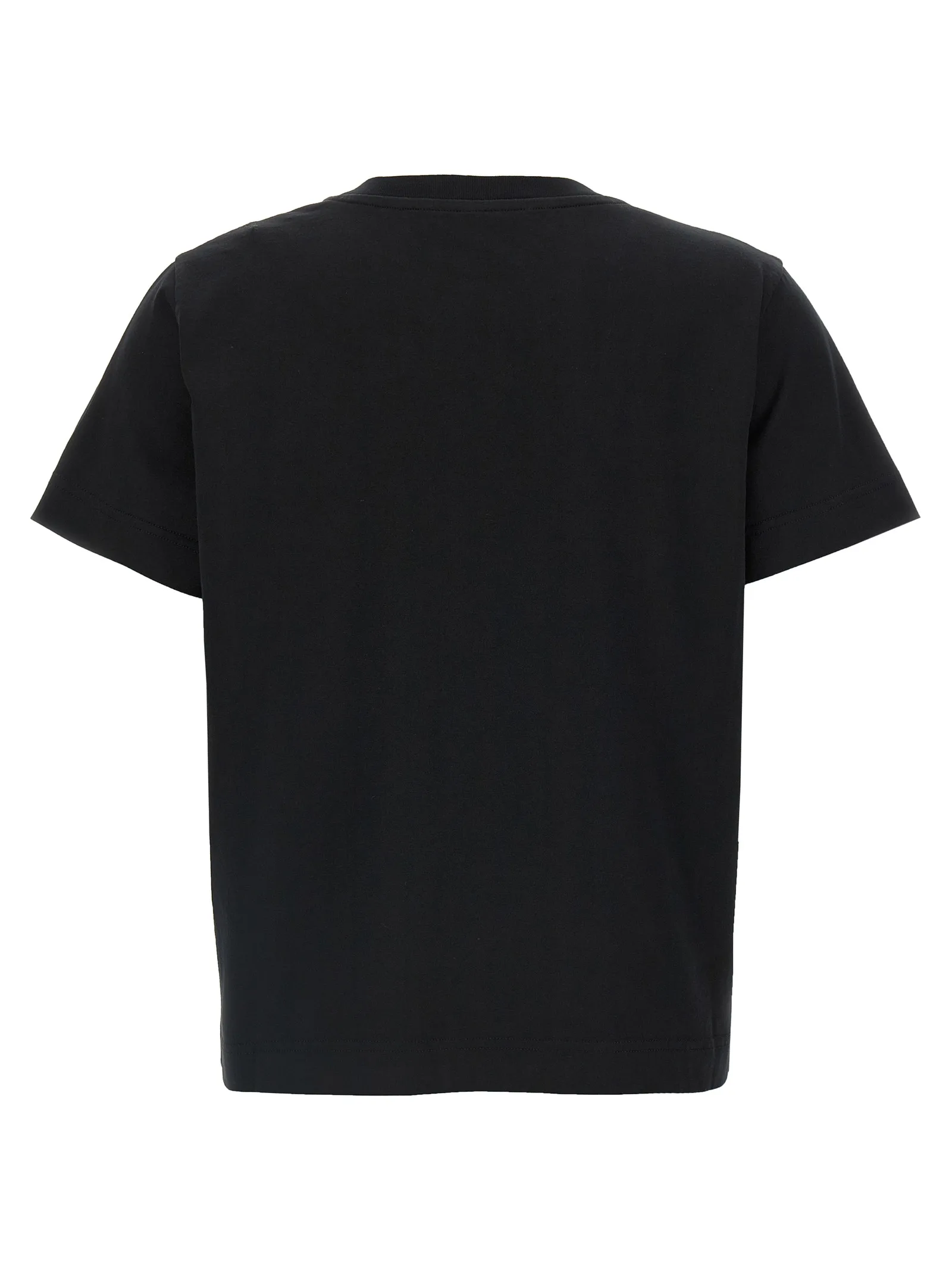 Black Cotton T-Shirt - Image 2