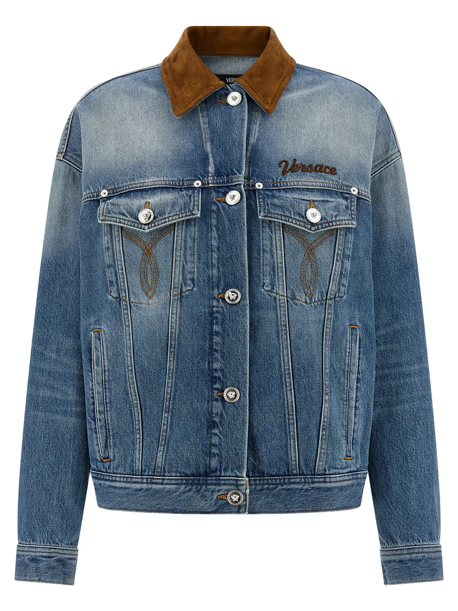 Blue Cotton Denim Jacket