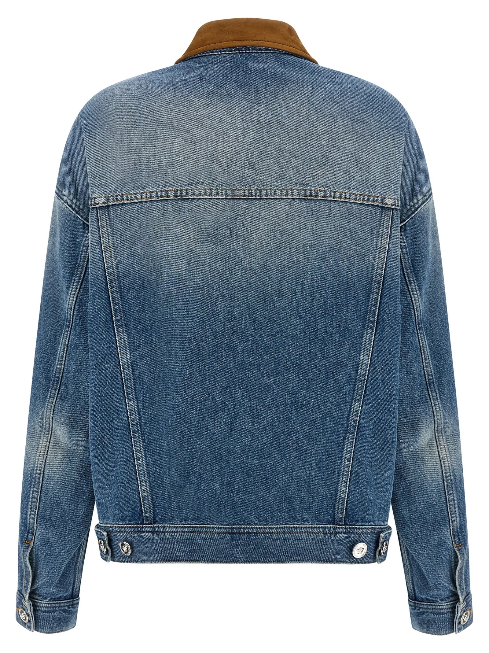 Blue Cotton Denim Jacket - Image 2