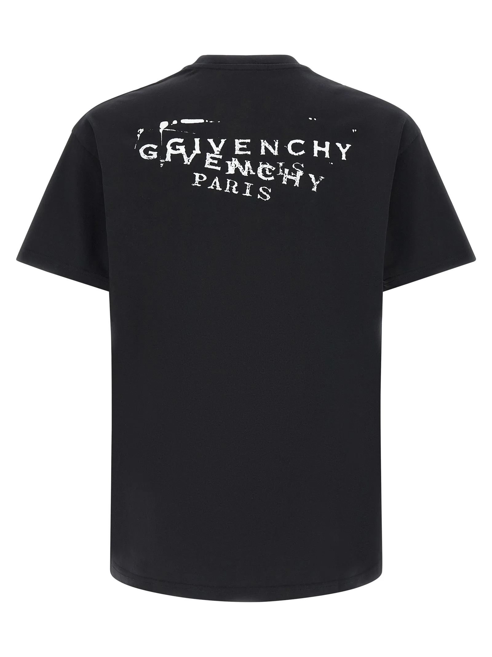 Black Cotton T-Shirt - Image 2